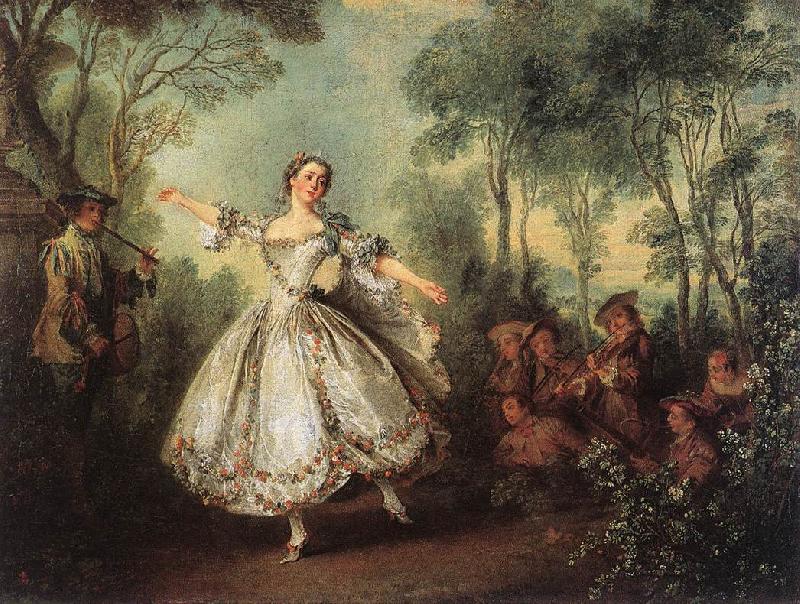 Nicolas Lancret Mademoiselle de Camargo Dancing